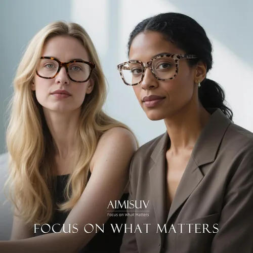 Vista 15 de Reading Glasses for Women Men - Blue Light Blocking Magnifying Readers,Square Anti-Glare Computer Eyeglasses