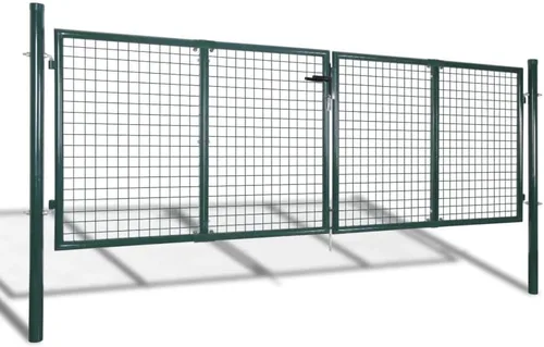 Vista 2 de Puerta moderna para valla de jardín, barrera de jardín, con sistema de bloqueo, con llave, para jardín, patio, terraza, valla de malla de jardín