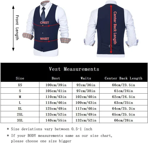Vista 6 de Traje de hombre chaleco con cuello en V sin mangas ajustado chaqueta de novio casual chaleco para boda fiesta formal esmoquin para hombres