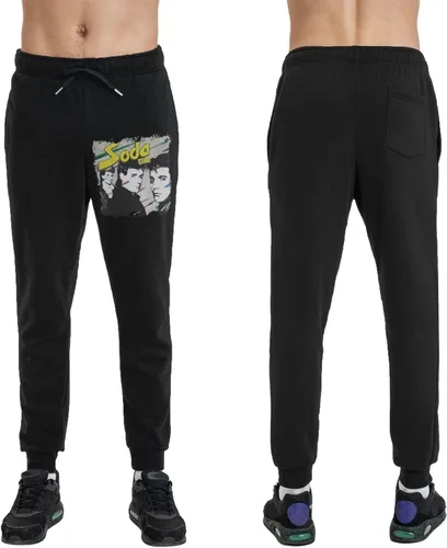 Vista 4 de Soda Stereo Soda Stereo Long Pants Mens Casual Workout Sweatpants Drawstring Waist Trousers
