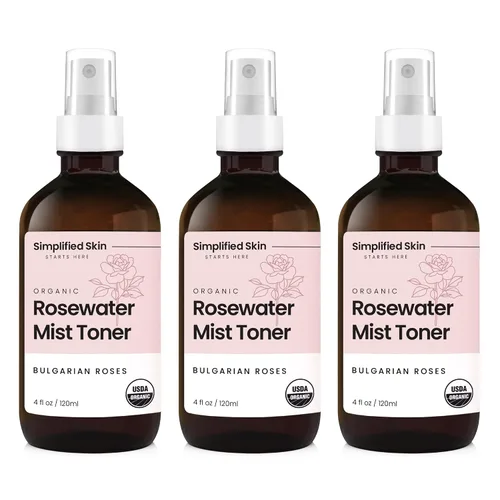 Vista 10 de Spray de agua de rosas y glicerina, hidratante y refrescante para rostro y cabello, tónico facial con ácido hialurónico para calmar, suavizar