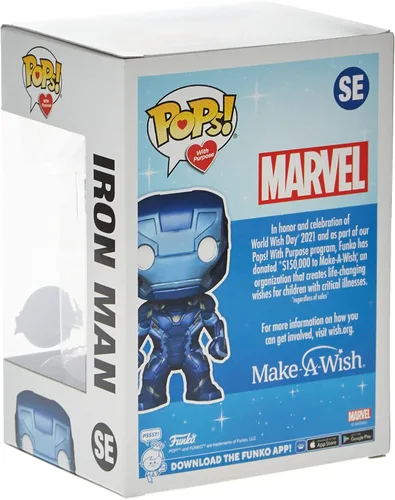 Vista 4 de Funko Pop! Iron Man Make a Wish Funko Exclusivo
