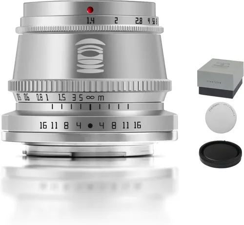 Vista 10 de TTArtisan 35mm F1.4 Lente de Enfoque Manual APS-C para Olympus Macro 4/3 MTF Montura G85 GX9 G7 GF9 GF8 GF7 Pen-F EPL9 EPL8 EPL7 E-M1 E-M5 E-M10