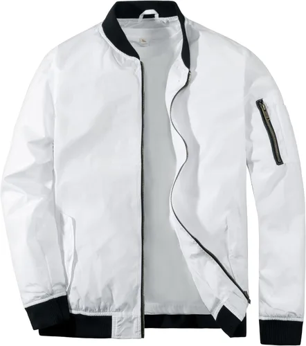 Vista 10 de MADHERO - Chaqueta de piloto ligera y entallada para hombre