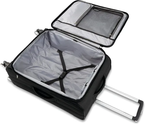 Vista 3 de Samsonite Aspire DLX Softside - Equipaje expandible con ruedas giratorias, Negro -, Aspire Dlx Softside Equipaje