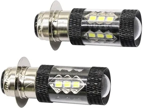 Vista 4 de DSkoiph Faros delanteros LED H6M 8000K 80W compatibles con Yamaha Raptor Banshee Rhino 125 250 660R 700R YFZ350 YFZ450 YFM250 YFM350 YFM450 YFM660