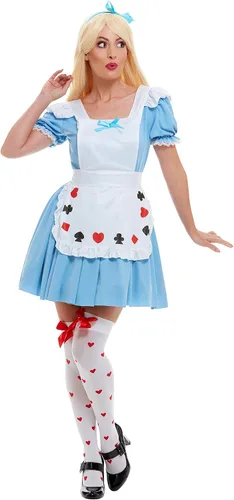 Vista 4 de Smiffy's - Disfraz de baraja de cartas para mujer con vestido