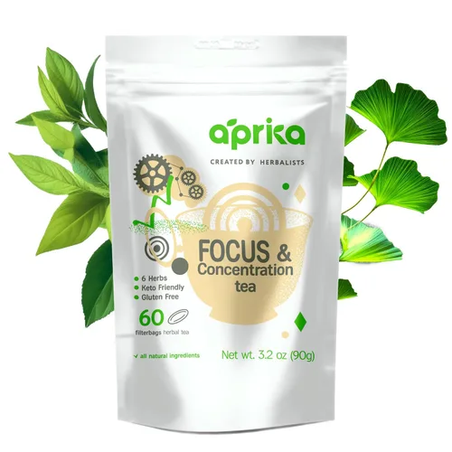 Vista 14 de AprikaLife - Té de hierbas para calmar y relajar con manzanilla, menta y lavanda - 60 bolsas de té. Deliciosa mezcla de hierbas para una experiencia