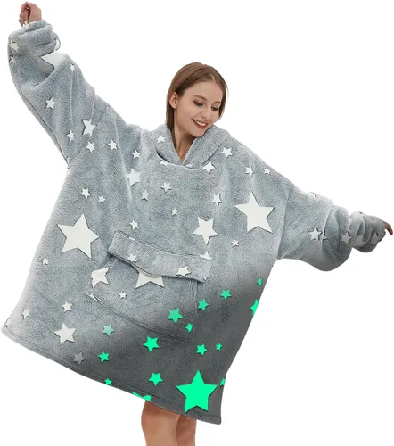 Vista 11 de Fiosnow Sudaderas con capucha de pizza y papas fritas para mujeres y hombres, sudaderas con capucha de tamaño grande para adultos, manta portátil