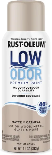 Vista 45 de Rust-Oleum - Pintura en aerosol prémium de bajo olor, gris ancla brillante Olor 40% menor que las pinturas en aerosol tradicionales, durabilidad