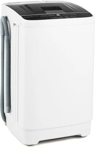 Vista 10 de COSTWAY Lavadora portátil de 7.7 libras, completamente automática con bomba