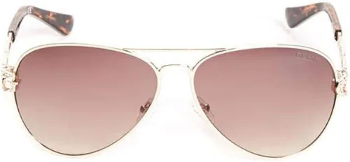 Vista 3 de GUESS Factory Figaro Chain Aviator Sunglasses