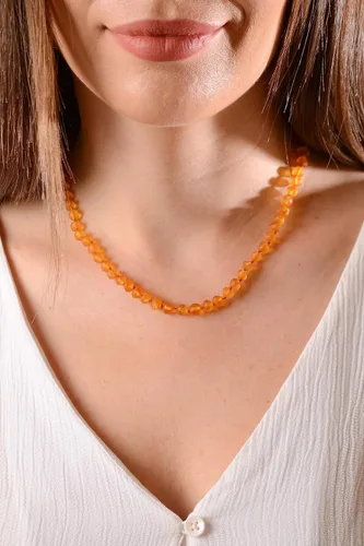 Vista 44 de Amber Necklace for Women - HandMade Baltic Jewelry for Adult - 18 inch - 100% Genuine