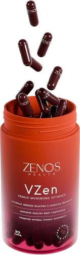 Vista 8 de Zenos Health VZen - Probióticos vaginales para mujeres, probióticos y prebióticos para la salud digestiva y alivio de la hinchazón para mujeres