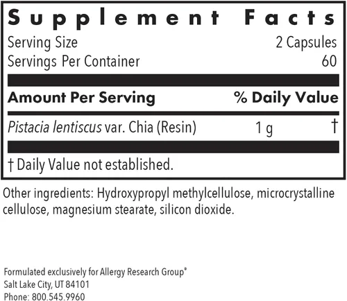 Vista 2 de Allergy Research Group ARG Mastica Soporte digestivo – Apoya la comodidad digestiva – Ofrece 1000 mg de resina de goma de masilla Chios por porción