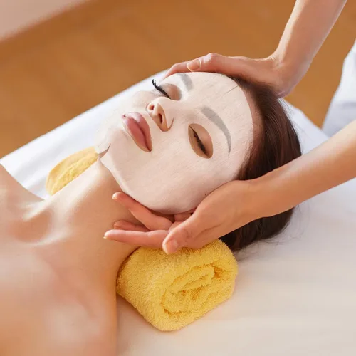 Vista 4 de Joez Wonderful 50 piezas de papel de máscara facial con 15 piezas de papel de máscara de ojos, hojas de papel de máscara facial DIY, mascarillas