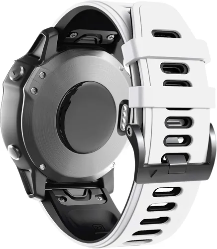 Vista 10 de ANCOOL Correa de reloj Fenix 6/7/5/8 de 1.850 in, correa suave de silicona de 0.866 in de repuesto para reloj inteligente Fenix 6 Pro/5 Plus/7 Pro