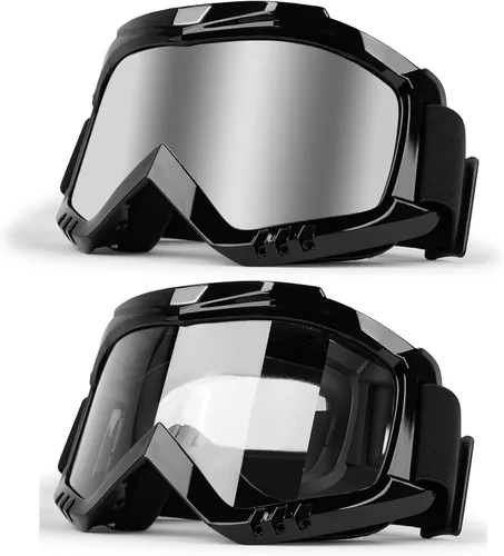Vista 15 de Gafas de Motocross – Gafas MX para ATV, Motocicleta, Snowboard, Dirtbike y Deportes de Motor – Antiniebla, UV400, Antiarañazos, A Prueba de Polvo
