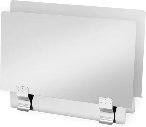 Vista 8 de Paquete de 2 protectores de salpicaduras de acero inoxidable para freidora lateral de estufa, protectores contra salpicaduras de aceite para cocina