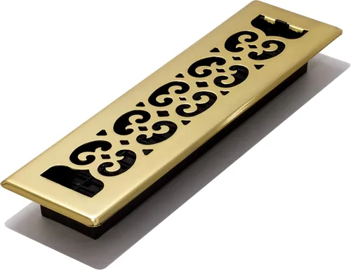 Vista 33 de Decor Grates Registro de suelo SPH210-RB, 2x10, acabado bronce frotado