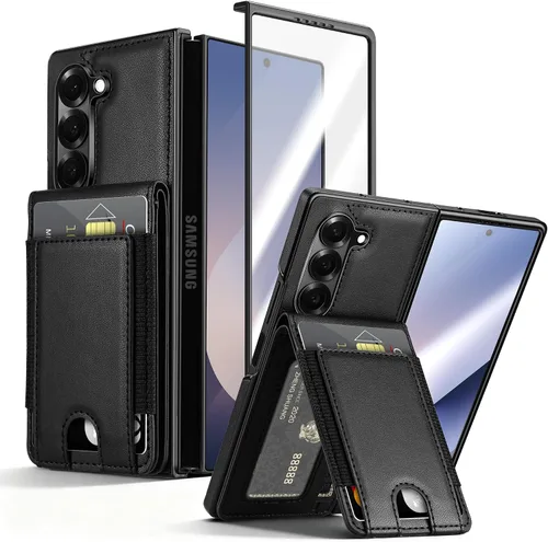 Vista 9 de Vofolen Funda tipo cartera con tarjetero para Samsung Galaxy Z Fold 5