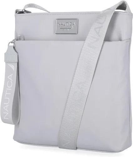 Vista 10 de Nautica Diver - Bolso bandolera pequeño de nailon para mujer con correa ajustable para el hombro