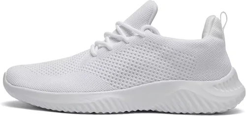Vista 3 de Zapatos de tenis sin cordones para hombre, ligeros, transpirables, informales, suela suave, malla para el trabajo, gimnasio, tenis