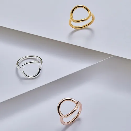 Vista 3 de Silpada Karma - Anillo de plata de ley Rosa