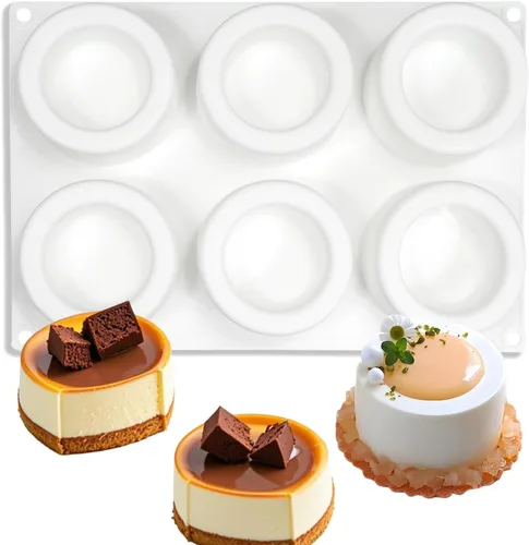 Vista 12 de Frangipani Flowers - Molde de silicona para chocolate, moldes de mousse de plumeria para hornear, 2 paquetes de 12 cavidades de 8.6 x 5.5 x 0.94