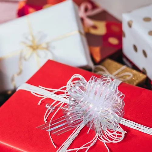 Vista 3 de EXCEART 20 lazos de regalo de organza grandes para envolver regalos, cinta blanca para Navidad, vacaciones, cumpleaños, boda, regalo, floristería