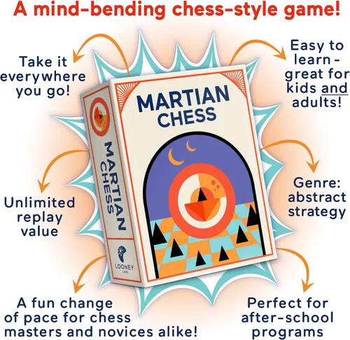 Vista 4 de Juego de ajedrez marciano - Estrategia de flexión mental para dos jugadores