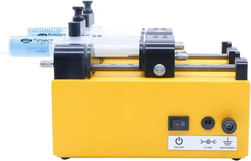 Vista 5 de Bomba de jeringa IPS-14RS Serie IPS, infundir y retirar, doble canal independiente con 5 modos de operación y 5 recetas para bomba de jeringa