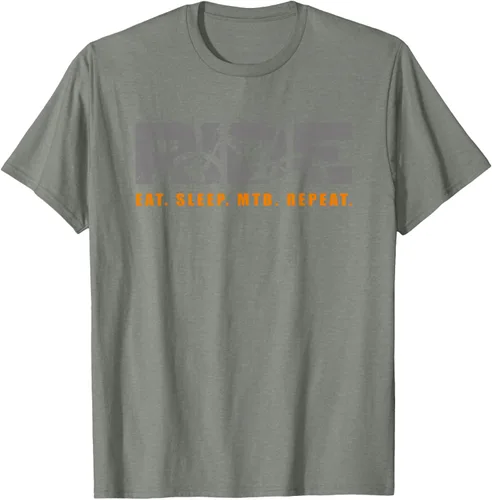 Vista 34 de Bicicleta de montaña - Camiseta MTB vintage Negro