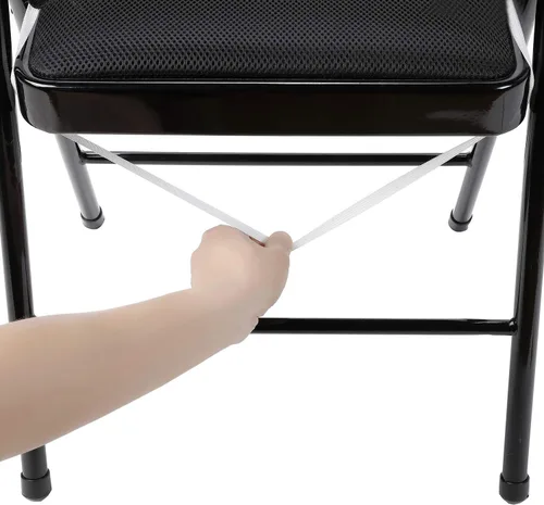 Vista 3 de Funda de silla Peomeise plegable, de elastano elástico para bodas, fiestas, banquetes, eventos
