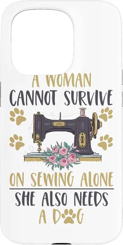 Vista 13 de Funda divertida para iPhone 11, para amantes de la máquina de coser
