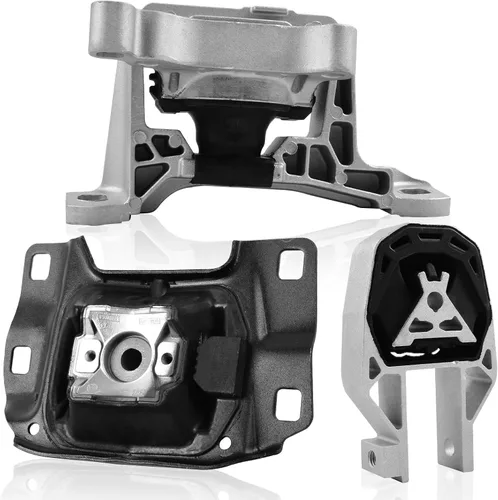 Vista 10 de Juego de 3 piezas de montaje de motor y montaje de transmisión compatible con Ford Focus 2005-2007 2.0L, Focus 2003-2007 2.3L, Transit Connect