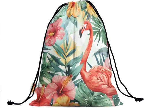 Vista 44 de Bolsa de agarre de gimnasia de piel de animal, bolsa de gimnasia con cordón ajustable, bolsa de cuerda para fauna silvestre, Mariposas Galaxy