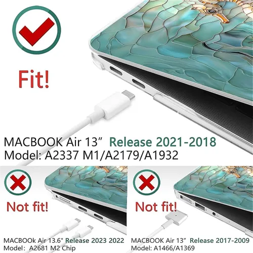 Vista 51 de Funda para computadora MacBook Pro de 13 pulgadas, modelo A1425/A1502, modelo A1425/A1502, diseño de primera calidad, funda rígida para laptop 3D 3D