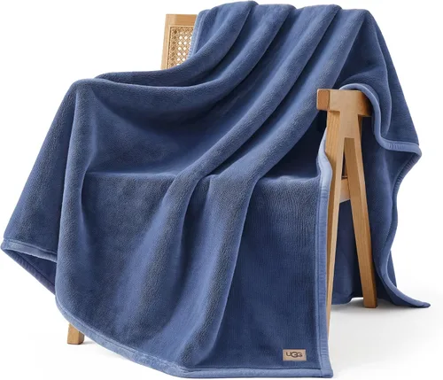 Vista 68 de UGG Coco - Manta acogedora para sofá y cama, 50 x 70 pulgadas, color negro (tinta)