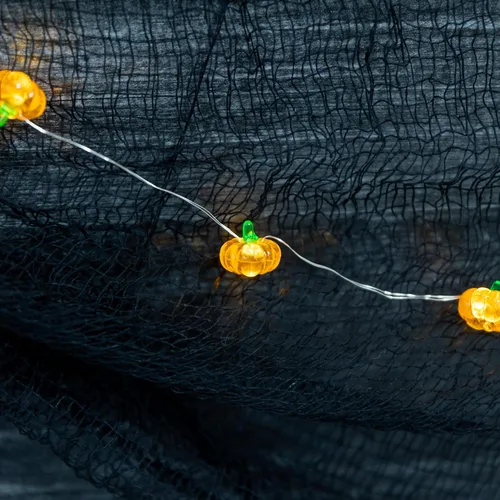 Vista 3 de LumaBase Guirnalda de luces con motivos de calabaza a