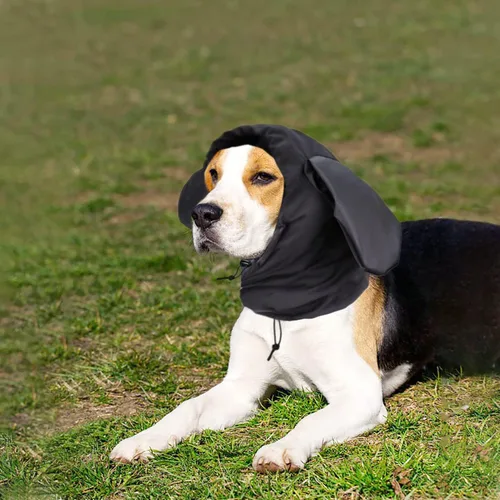 Vista 5 de Protectores de oídos para perros, orejas largas, redecilla para caminar, para Cocker Springer Spaniel, perros de orejas largas, previenen semillas