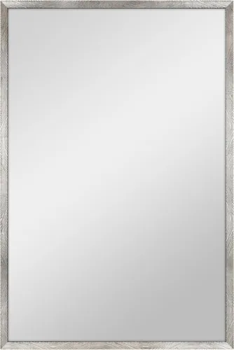Vista 45 de MCS Simplicity - Espejo de pared grande de 21.5x25.5 pulgadas, espejo negro con detalle biselado, espejo para colgar en pared vertical u horizontal