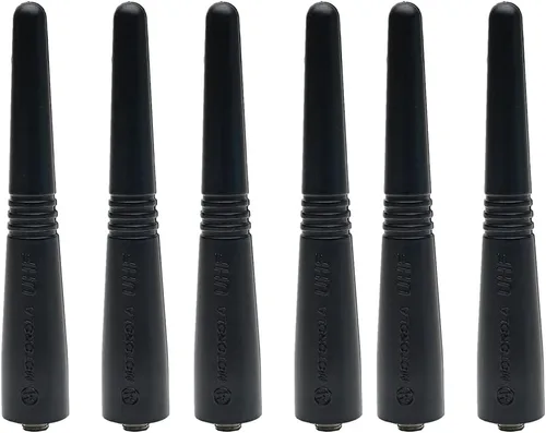Vista 9 de Antena UHF Stubby - Antena corta compatible con Motorola HT750 HT1250 HT1550 CP200D CP200 PR400 EX500 EX600 CP040 Paquete de 2