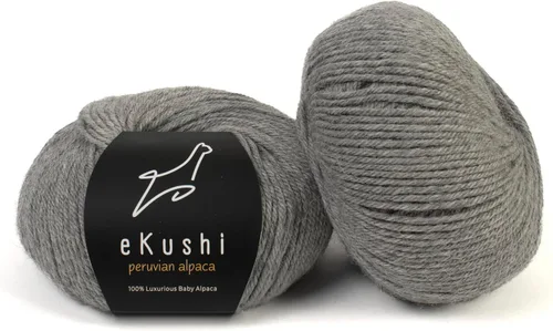 Vista 129 de 100% Hilo de Alpaca Baby para Tejer y Ganchillo - 1 Cono de Hilo Premium DK - Ligero, Hipoalergénico y Térmico Hecho en Perú - Ideal para Proyectos