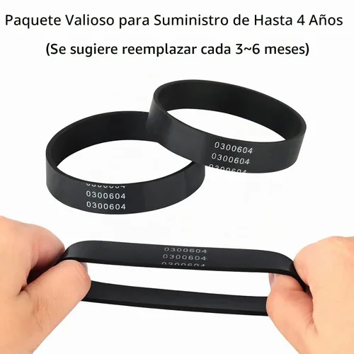 Vista 4 de Fullclean Correas de repuesto para aspiradora vertical Oreck XL 0300604, paquete de 8