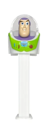 Vista 3 de Pez Toy Story - Juego de dispensadores de caramelos Woody and Buzz Lightyear con 2 recambios de dulces Pez Candy Toy Story Recuerdos de fiesta