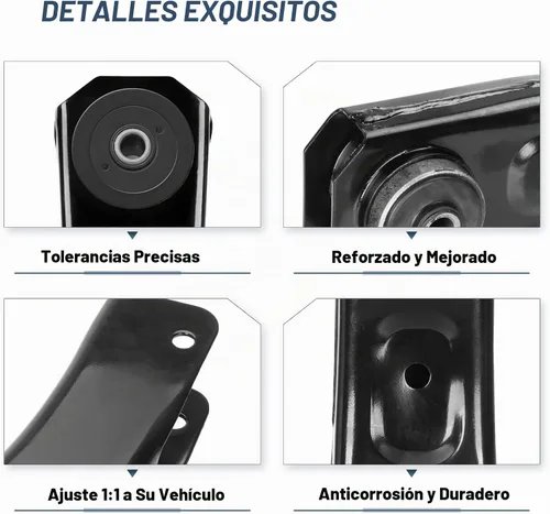 Vista 5 de Brazos de control superiores e inferiores delanteros para Jeep Grand Cherokee 1999 2000 2001 2002 2003 2004 + Kit de suspensión de brazos de control