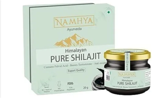 Vista 2 de Namhya Resina Ayurveda Himalaya Shilajit y polvo de Withania somnifera