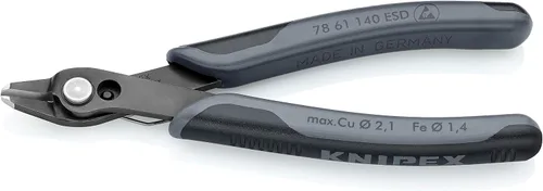 Vista 2 de KNIPEX 78 71 125 ESD Super-Knips Electronic Super Knips Comfort Grip, 5 pulgadas con receptor de plomo