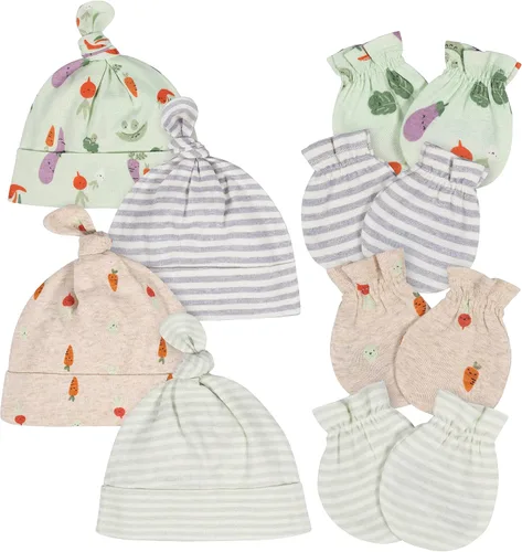 Vista 12 de Gerber Conjuntos unisex de gorro y manoplas para bebé